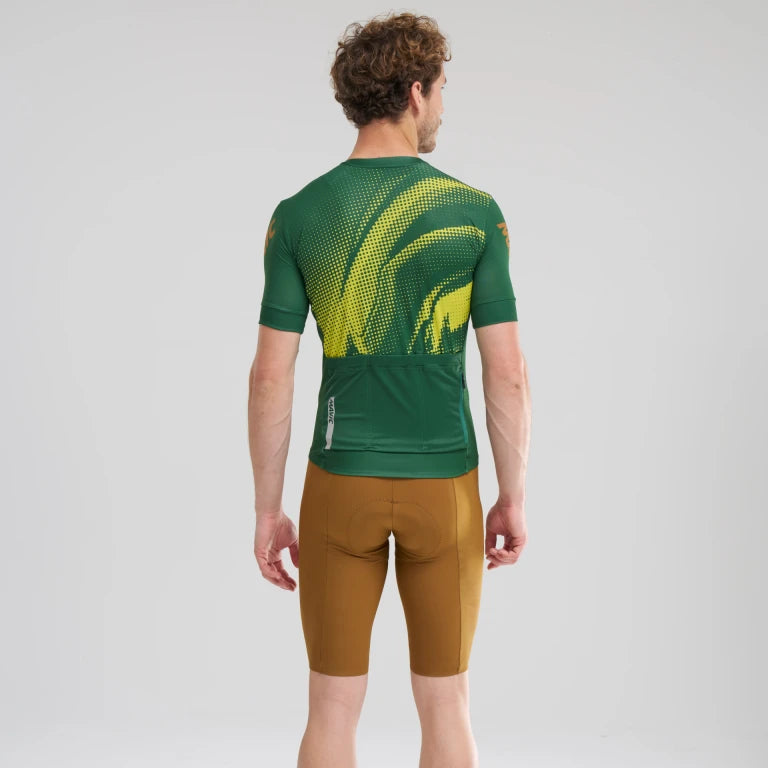 MAVIC AKSIUM GRAPHIC Maglia a maniche corte verde/giallo