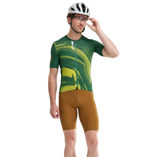 MAVIC AKSIUM GRAPHIC Maglia a maniche corte verde/giallo