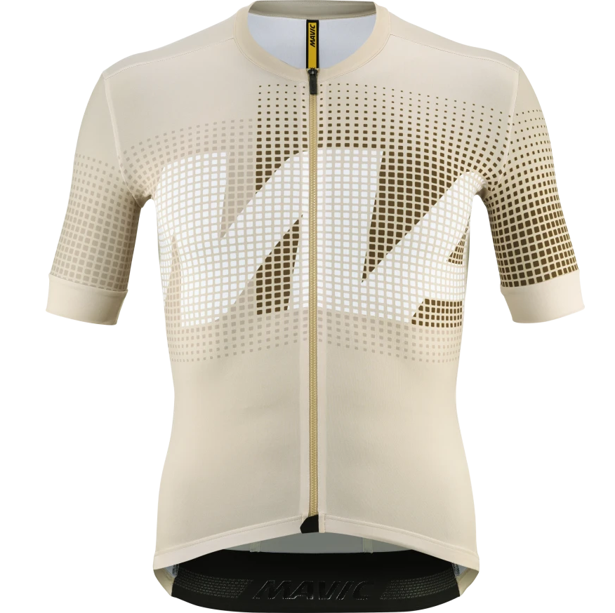 MAVIC AKSIUM GRAPHIC Maglia a maniche corte Beige