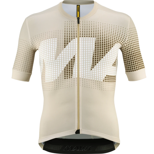 MAVIC AKSIUM GRAPHIC Maglia a maniche corte Beige