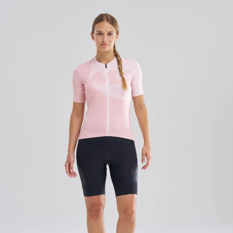 Maglia a manica corta MAVIC ICON GRAPHIC rosa da donna