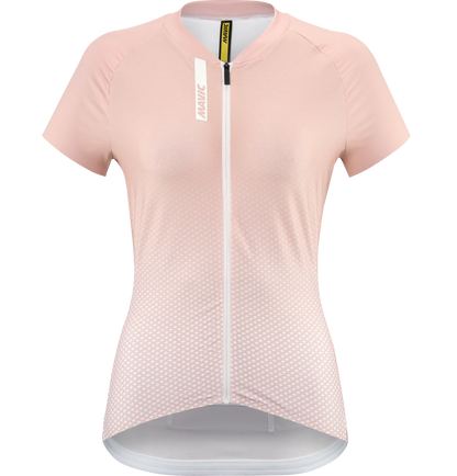 Maillot MAVIC AKSIUM Maniche Corte Donna Rosa