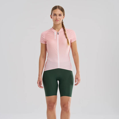 Maillot MAVIC AKSIUM Maniche Corte Donna Rosa