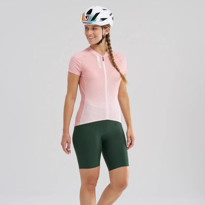 Maillot MAVIC AKSIUM Maniche Corte Donna Rosa