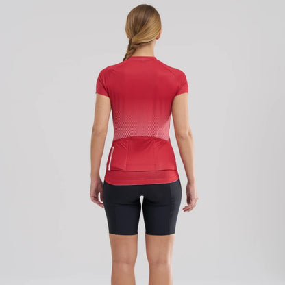 Maglia MAVIC AKSIUM Maniche Corte Donna Rosso