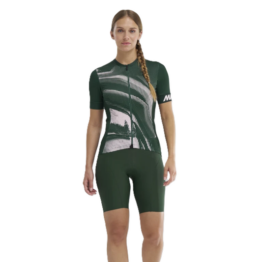 Maglia a maniche corte MAVIC AKSIUM GRAPHIC Donna Khaki/Rose