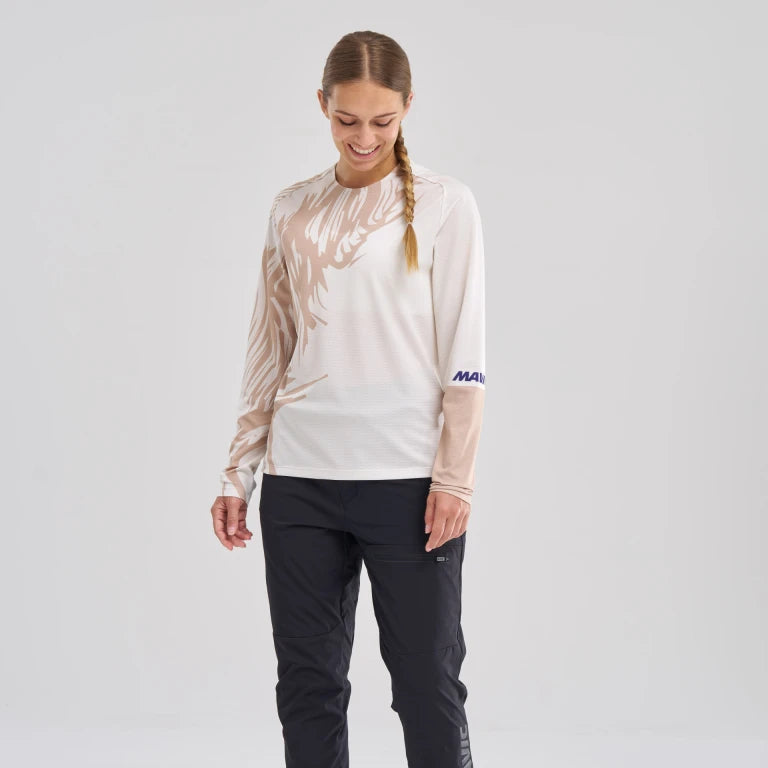 MAVIC DEEMAX ENDURO Maglia a maniche lunghe bianca