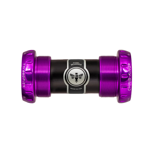 CHRIS KING Guarnitura ThreadFit 24 68/73 mm Purple