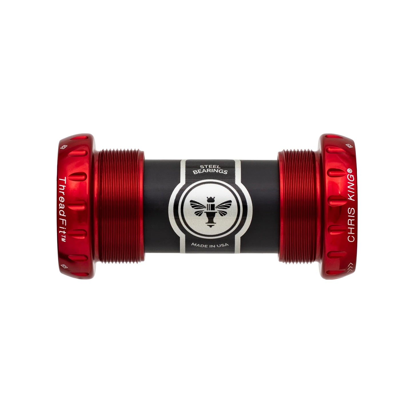 CHRIS KING Guarnitura ThreadFit 24 68/73 mm Red