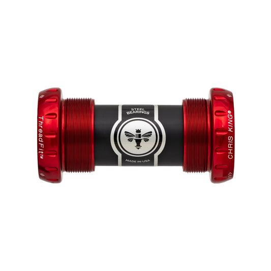 CHRIS KING Guarnitura ThreadFit 24 68/73 mm Red