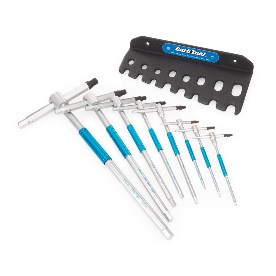 Set di chiavi esagonali a T scorrevole Park Tool THH-1 con supporto da parete