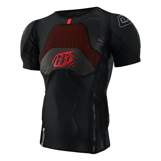 TROY LEE DESIGNS STAGE GHOST D3O Maglietta di protezione a maniche corte nera