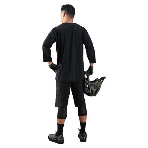 TROY LEE DESIGNS Maglia con maniche a 3/4 RUCKUS Nero