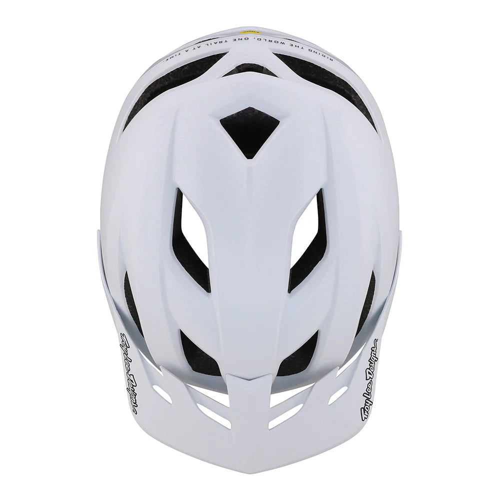 Casco MTB TROY LEE DESIGNS FLOWLINE ORBIT MIPS Bianco