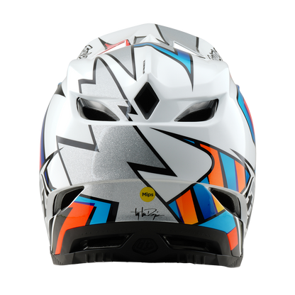 Casco MTB TROY LEE DESIGNS D4 COMPOSITE MIPS FRAMES Bianco/Grigio