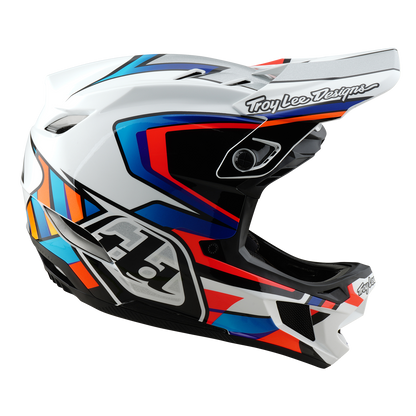 Casco MTB TROY LEE DESIGNS D4 COMPOSITE MIPS FRAMES Bianco/Grigio