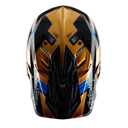 Casco MTB TROY LEE DESIGNS D4 COMPOSITE MIPS ROYALTY Nero/Oro
