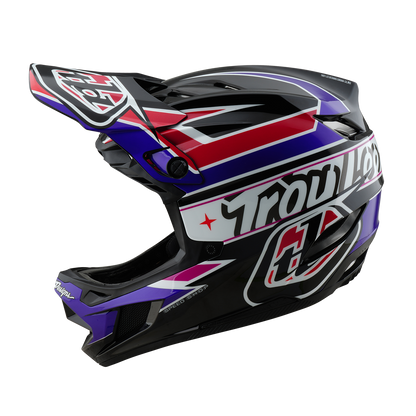 Casco MTB TROY LEE DESIGNS D4 POLYACRYLITE MIPS LINEAR Nero