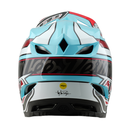 Casco MTB TROY LEE DESIGNS D4 POLYACRYLITE MIPS LINEAR Blu