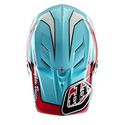 Casco MTB TROY LEE DESIGNS D4 POLYACRYLITE MIPS LINEAR Blu