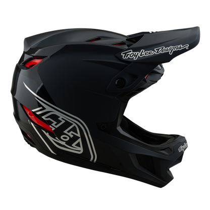 Casco MTB TROY LEE DESIGNS D4 POLYACRYLITE MIPS SHADOW Nero