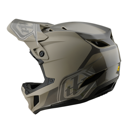 Casco MTB TROY LEE DESIGNS D4 POLYACRYLITE MIPS SHADOW Kaki
