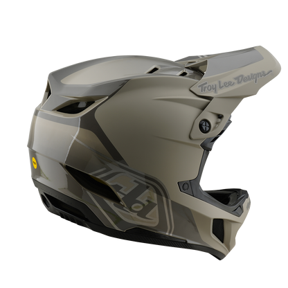 Casco MTB TROY LEE DESIGNS D4 POLYACRYLITE MIPS SHADOW Kaki