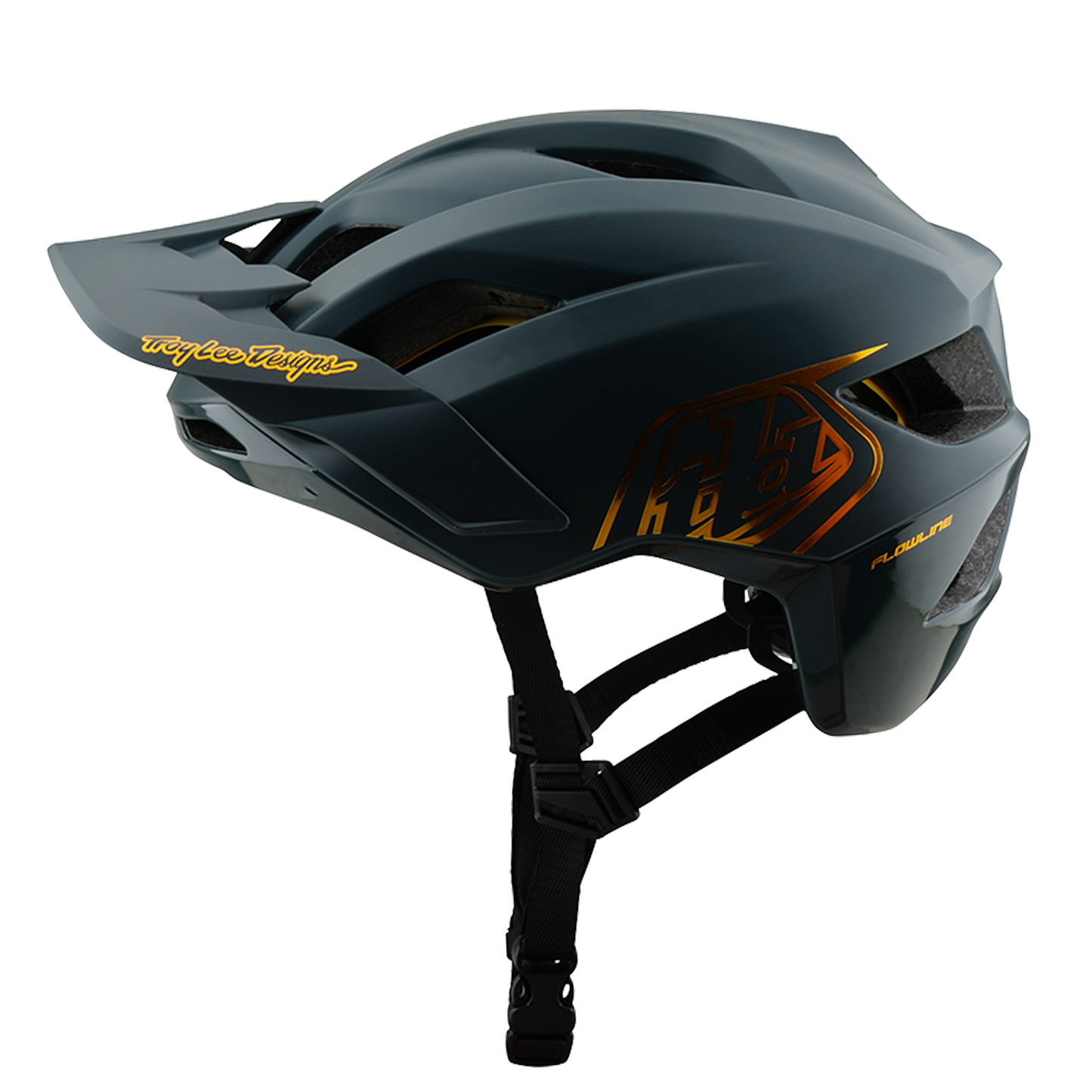 Casco MTB TROY LEE DESIGNS FLOWLINE POINT MIPS Grigio/Giallo 2025