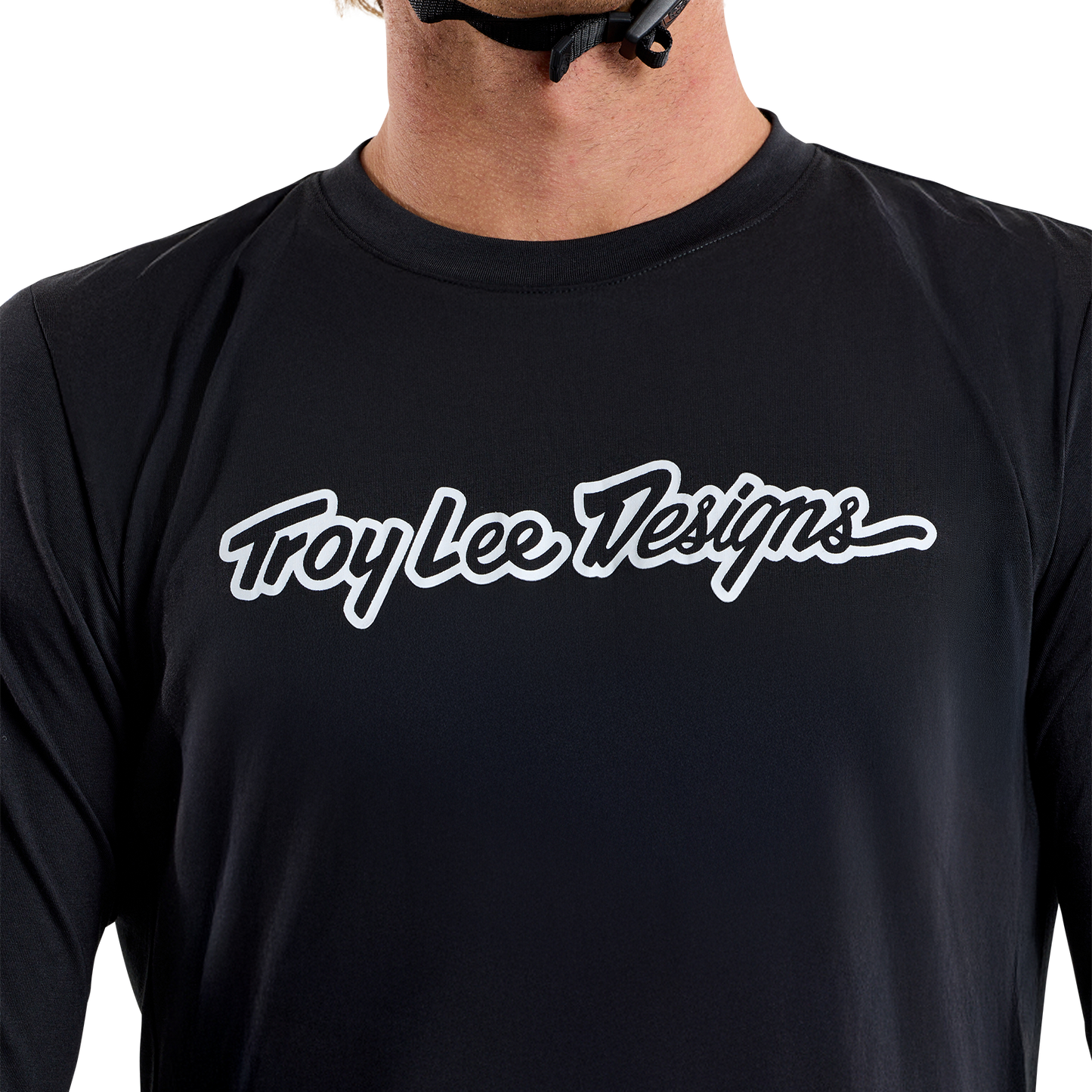 TROY LEE DESIGNS SKYLINE RIDE TEE SIGNATURE Maglia a maniche lunghe nera 2025