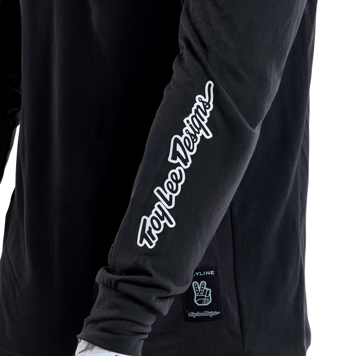 TROY LEE DESIGNS SKYLINE RIDE TEE SIGNATURE Maglia a maniche lunghe nera 2025