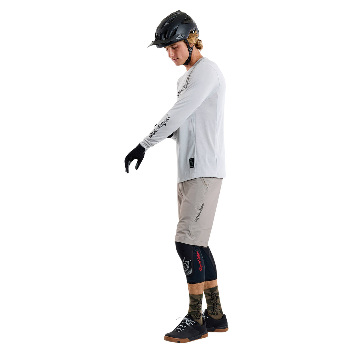 TROY LEE DESIGNS SKYLINE RIDE TEE SIGNATURE Maglia a maniche lunghe grigio 2025