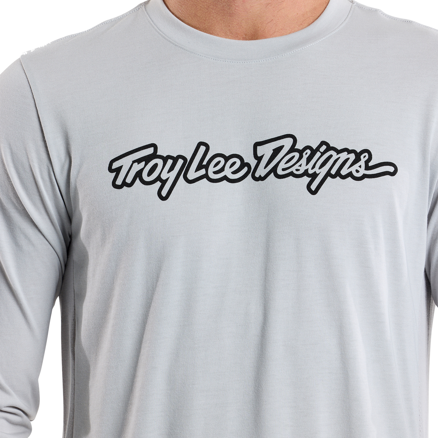 TROY LEE DESIGNS SKYLINE RIDE TEE SIGNATURE Maglia a maniche lunghe grigio 2025