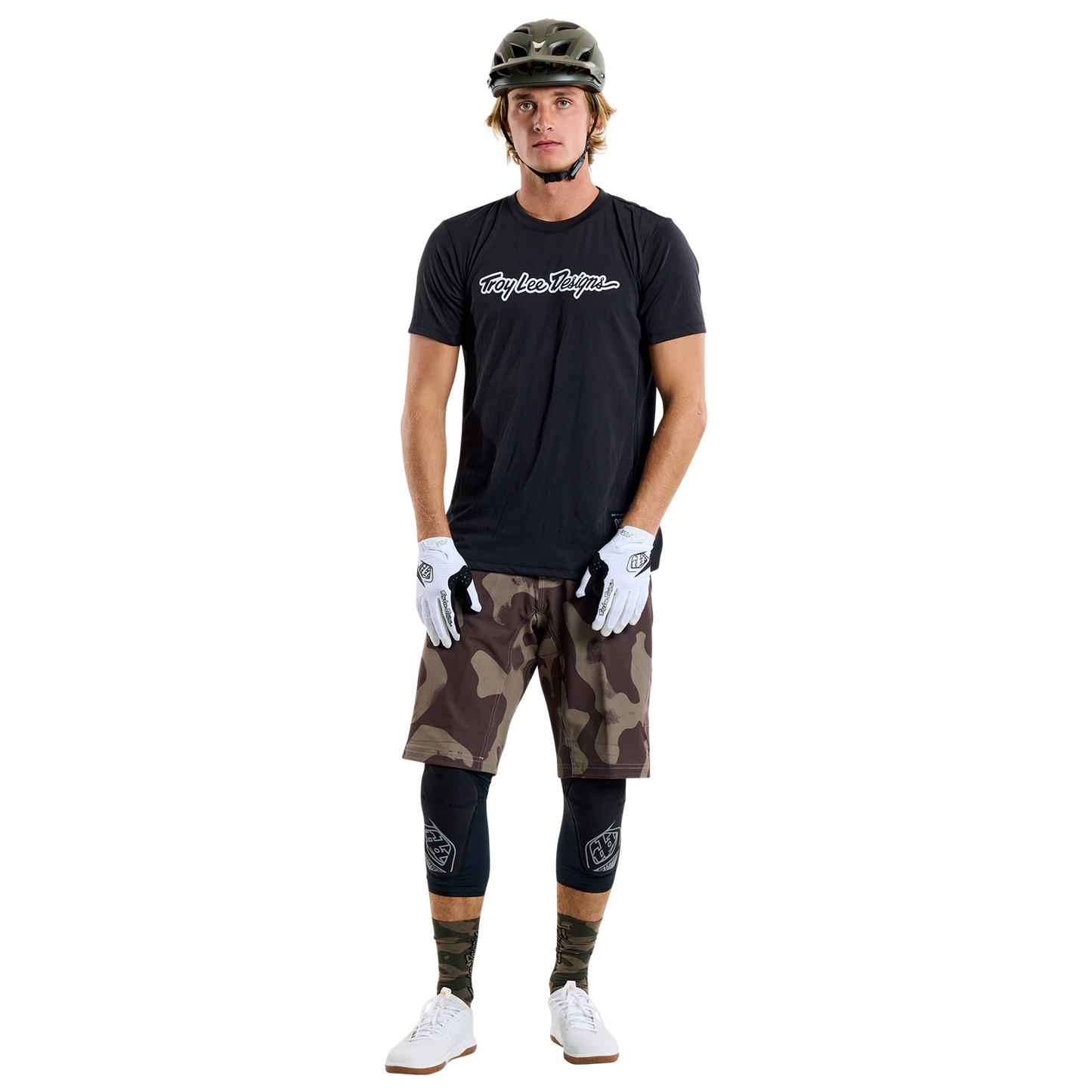 TROY LEE DESIGNS SKYLINE RIDE TEE SIGNATURE Maglia a maniche corte nera 2025