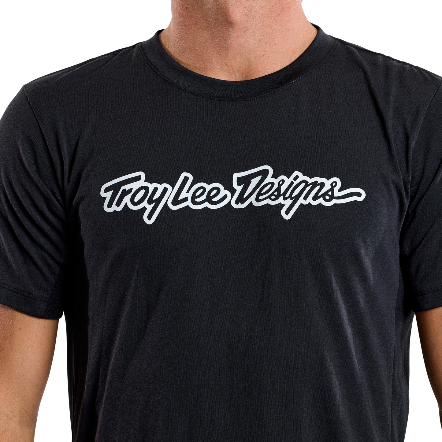 TROY LEE DESIGNS SKYLINE RIDE TEE SIGNATURE Maglia a maniche corte nera 2025
