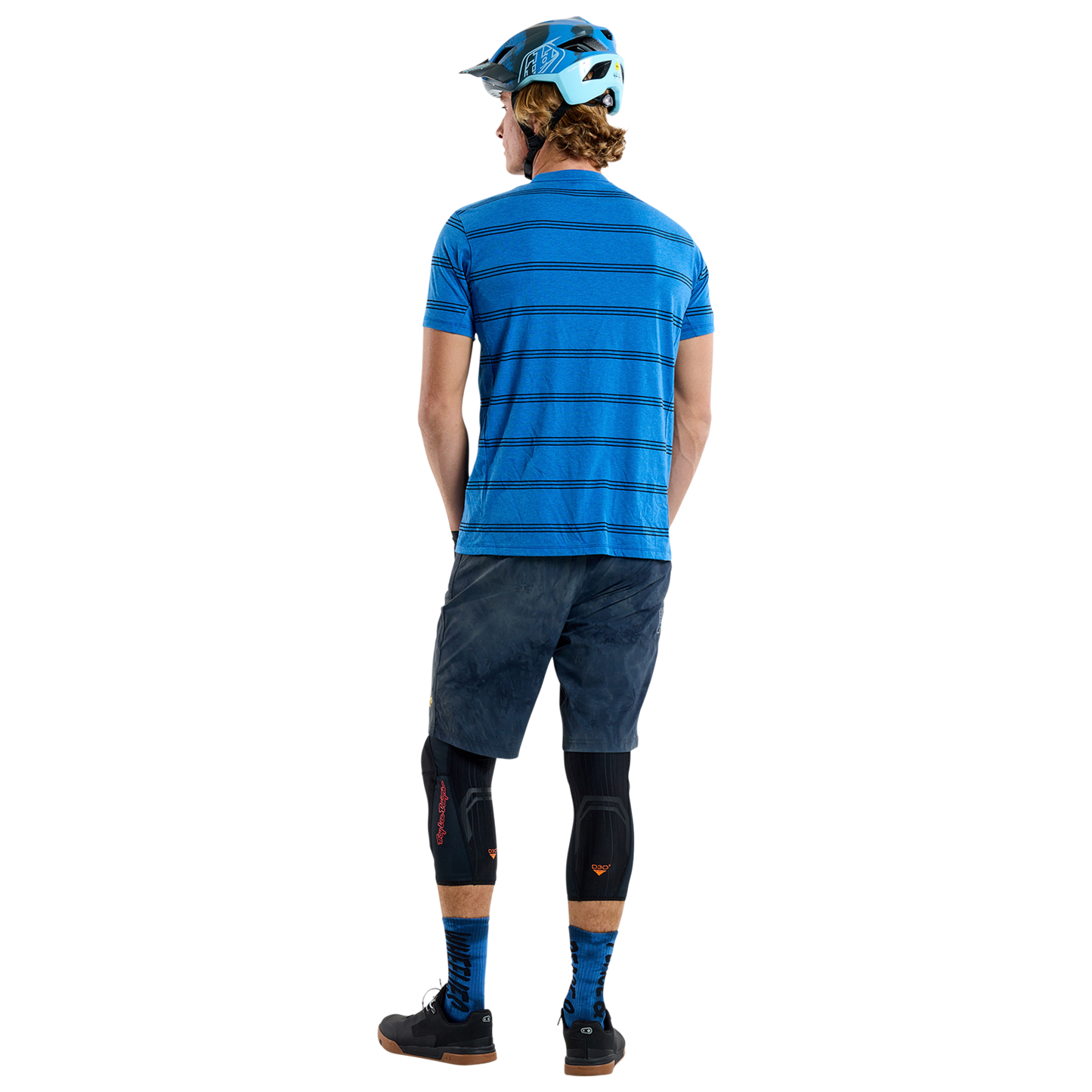 TROY LEE DESIGNS SKYLINE RIDE TEE Maglia WASH OUT Manica corta Blu 2025