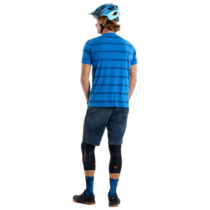 Maglia TROY LEE DESIGNS SKYLINE RIDE TEE WASH OUT Maniche Corte Blu