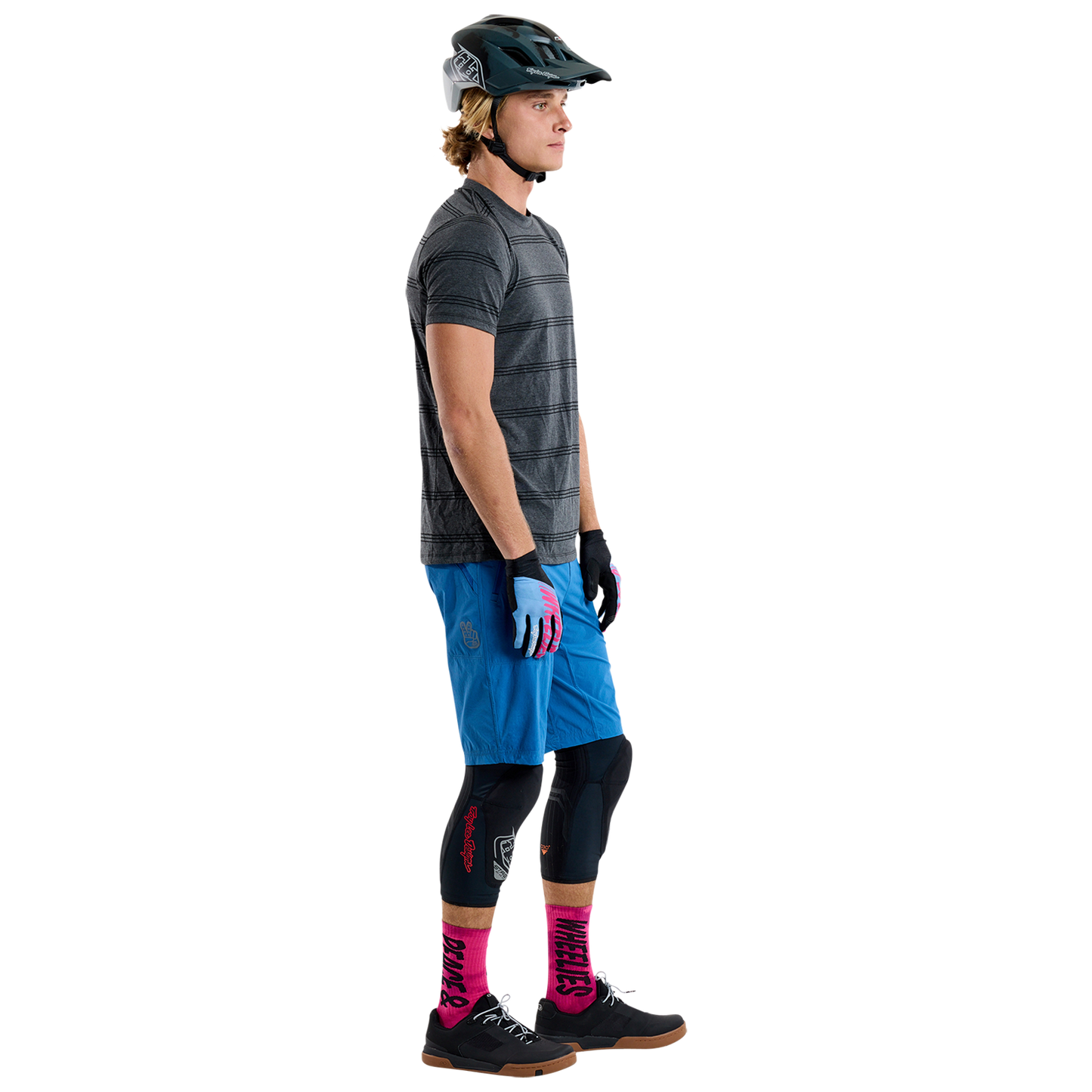 TROY LEE DESIGNS SKYLINE RIDE TEE WASH OUT Maglia a maniche corte Grigio 2025
