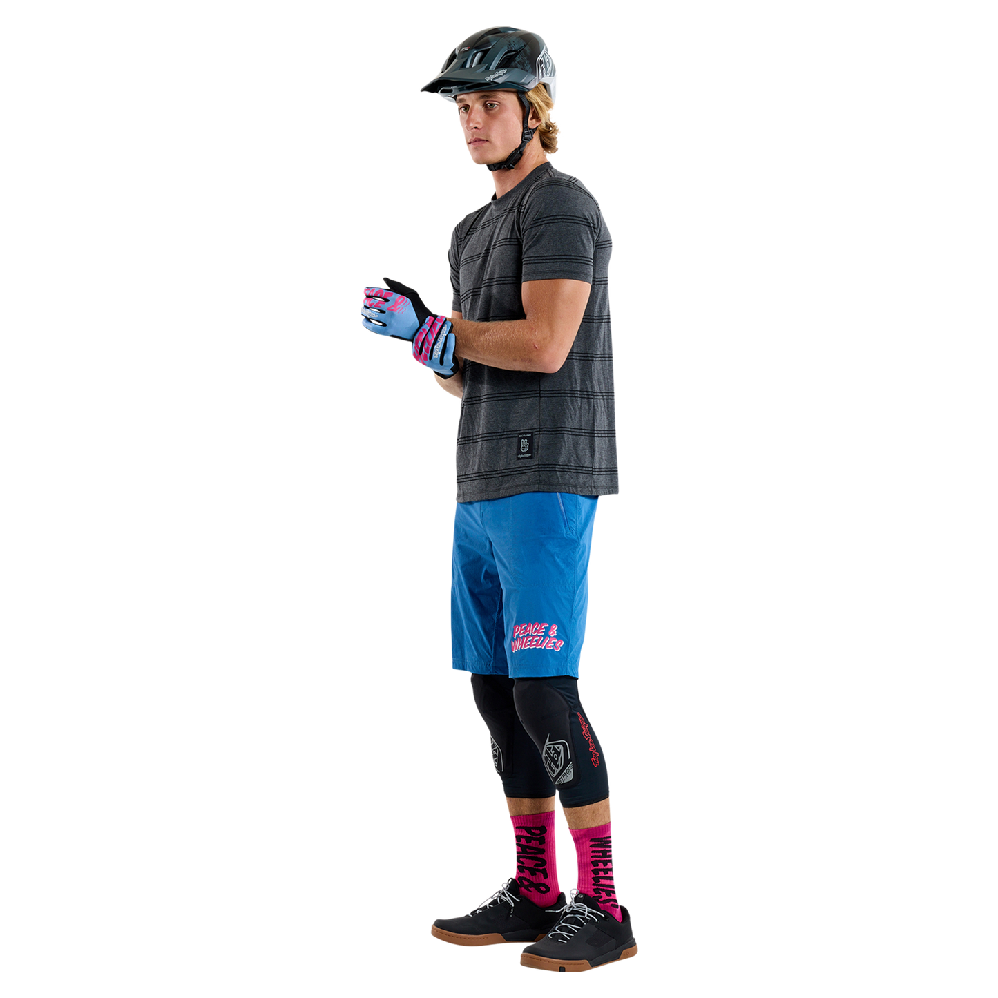 TROY LEE DESIGNS SKYLINE RIDE TEE WASH OUT Maglia a maniche corte Grigio 2025