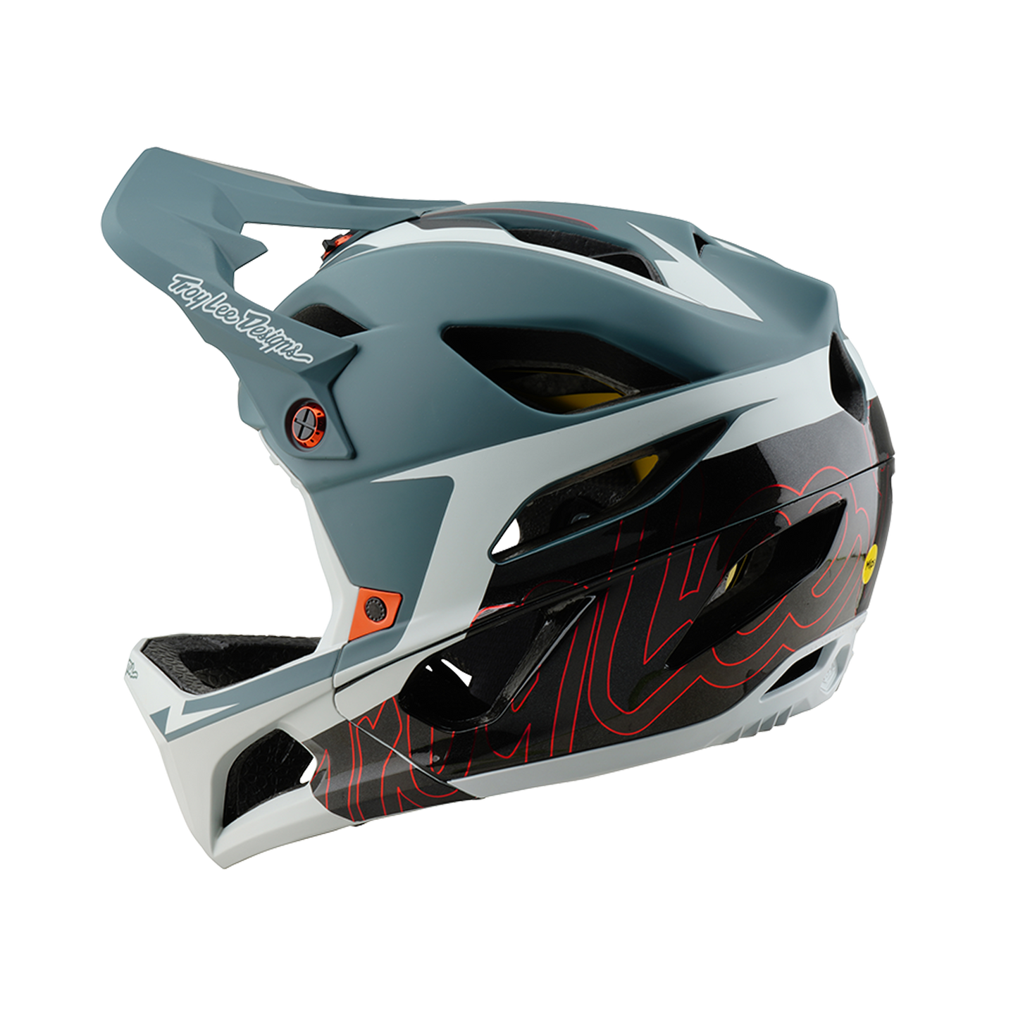 Casco MTB Troy Lee Designs STAGE NEAUWAVE MIPS Grigio