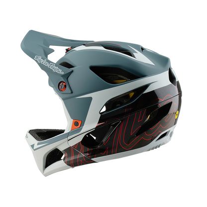 Casco MTB TROY LEE DESIGNS STAGE MIPS NEAUWAVE Grigio
