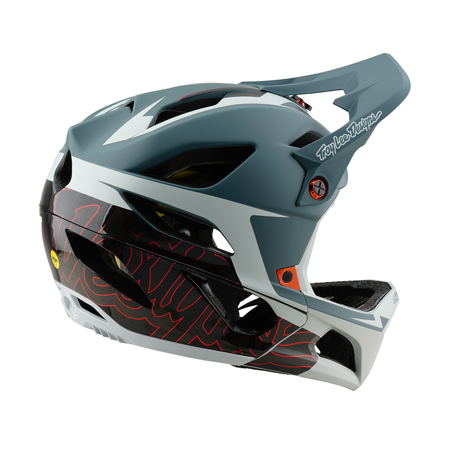 Casco MTB Troy Lee Designs STAGE NEAUWAVE MIPS Grigio