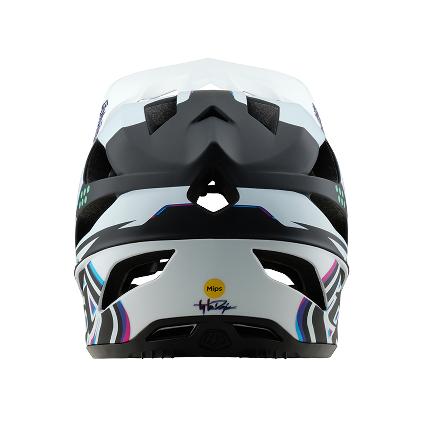 Troy Lee Designs STAGE MIPS MTB Casco nero/bianco