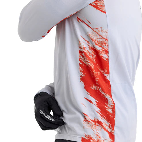 TROY LEE DESIGNS SKYLINE Maglia a maniche lunghe Bianco/Rosso