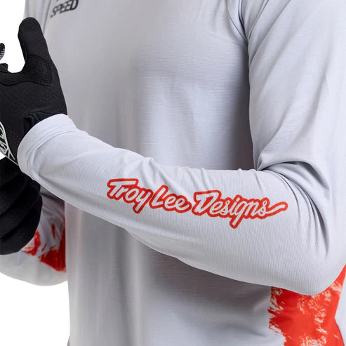 TROY LEE DESIGNS SKYLINE Maglia a maniche lunghe Bianco/Rosso