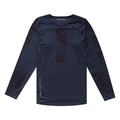 Maglia TROY LEE DESIGNS SKYLINE CHILL Maniche Lunghe Blu