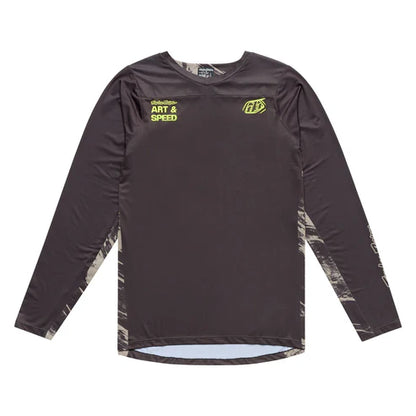 Maglia TROY LEE DESIGNS SKYLINE Maniche Lunghe Grigio/Nero