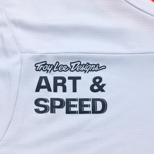 TROY LEE DESIGNS SKYLINE Maglia a maniche lunghe Bianco/Rosso