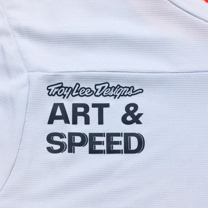 Maglia TROY LEE DESIGNS SKYLINE Maniche Lunghe Bianco/Rosso