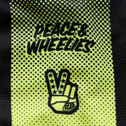 TROY LEE DESIGNS SPRINT Maglia a maniche lunghe nero/giallo