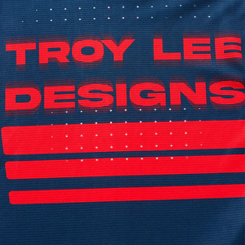 TROY LEE DESIGNS SPRINT Maglia a maniche lunghe blu/rosso